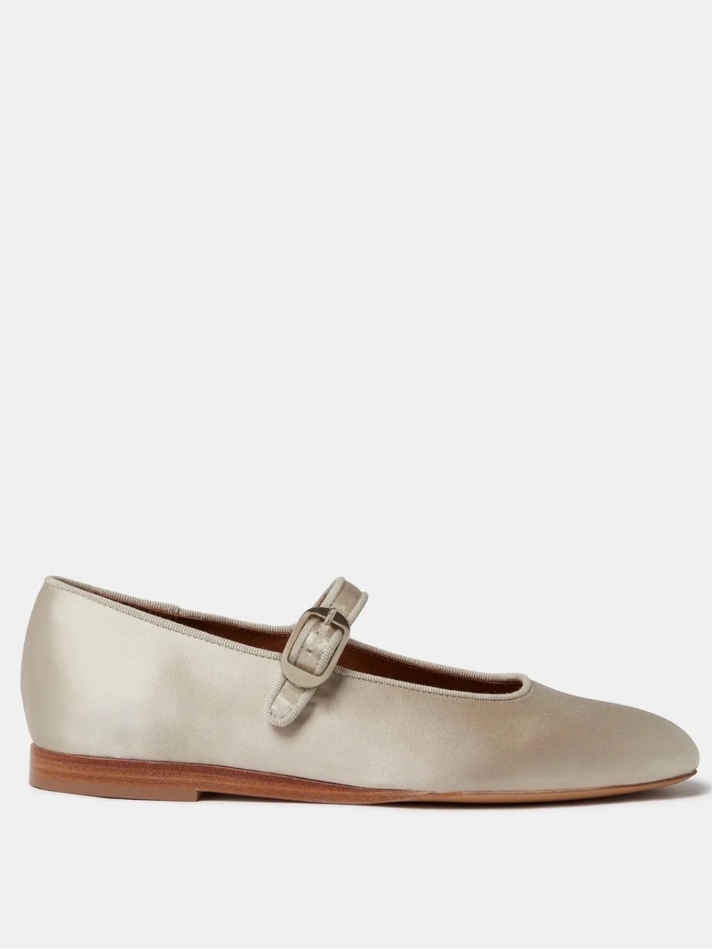 Le Monde Beryl - Classic Mary Jane Ballet Flat in Pearl size 39